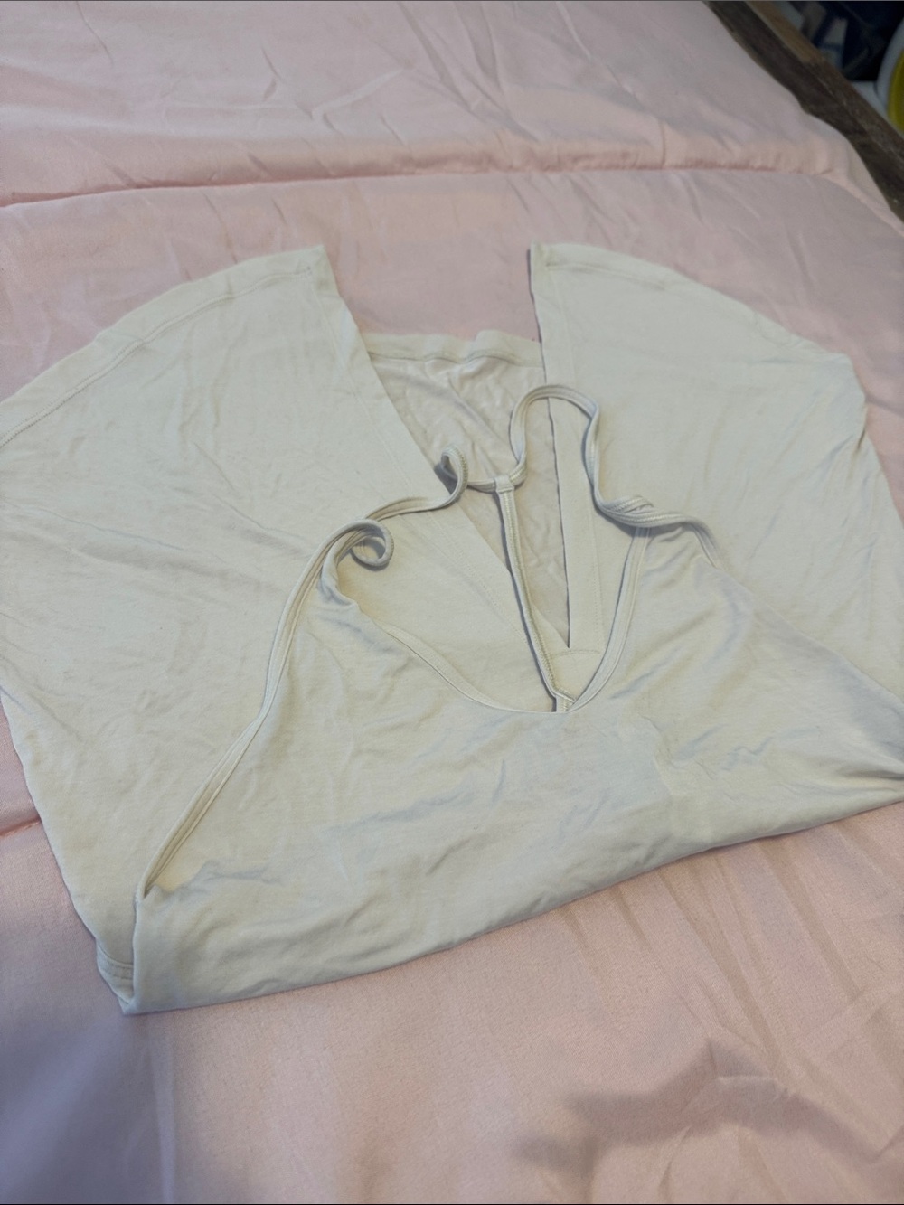 lululemon athletica Light Cream V-Neck Sleep Chemise